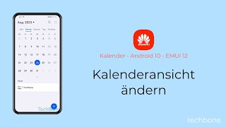 Kalenderansicht ändern  Huawei Android 10  EMUI 12 [upl. by Burner595]