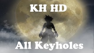 Kingdom Hearts HD All Keyhole Cutscenes [upl. by Sulrac675]