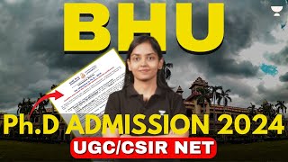 BHU PhD Admission 202425  RET amp RET Exempted  Kanupriya Mam [upl. by Nahgaem]