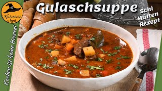 Gulaschsuppe orig Schihütten Rezept [upl. by Eigriv]