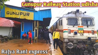 Gunupur Station 🚉  Rourkela Rajya Rani Express18118  Last Stop Gunupur Railway Station [upl. by Mortensen]