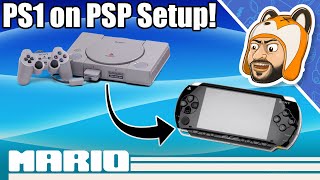 How to Play PS1 Games on PSP CFW or PS Vita Adrenaline with PSX2PSP  PS1 EBOOT Conversion [upl. by Jarlathus260]