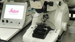 Leica EM UC7 Ultramicrotomy Demonstration for Electron Microscopy [upl. by Yarezed]