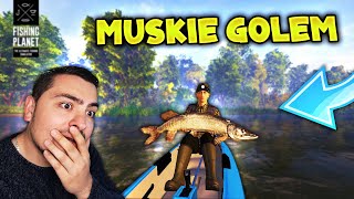 POTRAGA ZA NAJVECOM STUKOM U JEZERU  Fishing Planet MUSKIE GOLEM HUNT [upl. by Firehs]