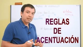 REGLAS DE ACENTUACIÓN [upl. by Gray199]