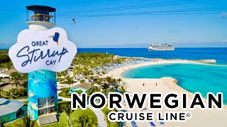 NCL’s Great Stirrup Cay Norwegian Cruise Line’s Private Island Full Tour [upl. by Holmun]