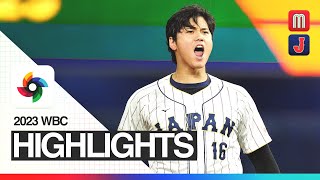 Mexico vs Japan Highlights  2023 World Baseball Classic Semifinals [upl. by Ahsimot861]