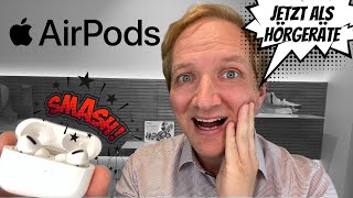 Ein Apple Hörgerät😳 Gibt es das wirklich Jetzt die AirPod Pro konfigurieren [upl. by Clarisa]