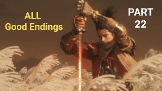 Sekiro Gameplay  Part 22   All Endings [upl. by Atul]