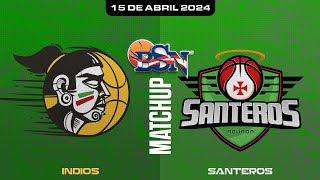 Indios de Mayagüez vs Santeros de Aguada  BSN2024 [upl. by Neural423]