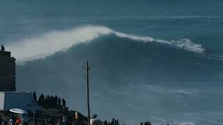 Dia de ondas gigantes  Nazaré Portugal [upl. by Ssew135]