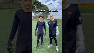 GOLEIRO DE 15 ANOS VS DE 27 ANOS [upl. by Whitver]