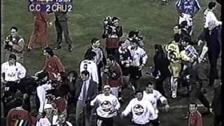 1997 Colo Colo 3 1 Cruzeiro 2 4 Copa Libertadores semifinal [upl. by Enajyram]