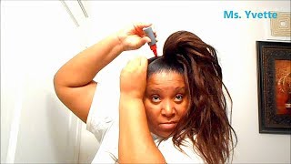 Easy Weave Ponytail Tutorial [upl. by Otis657]