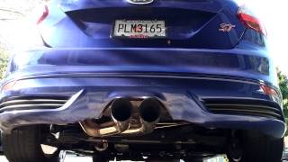 2014 Focus ST MBRP Catback  Cold Start and Revs [upl. by Nirre169]