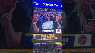 Caitlin Clark receives big ovation sitting courtside at Pacers game [upl. by Novyad]