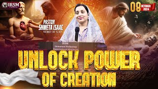 ✨ Unlock Power of Creation 📖  Morning Prayer l 08th Oct 2024 l Ps Shweta Isaac IRSMIndia [upl. by Aznarepse]