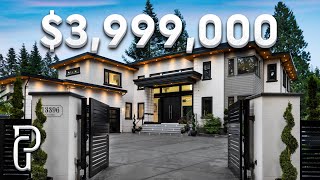 Inside a 3999000 Modern House in South Surrey British Columbia  Propertygrams Mansion Tour [upl. by Ricky75]