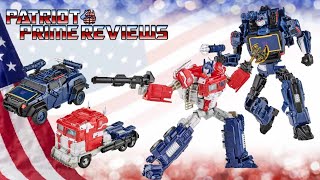 Patriot Prime Reviews Transformers Reactivate Optimus Prime amp Soundwave 2Pack [upl. by Clarhe149]