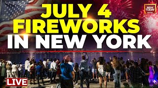 Fourth Of July Celebration For US Independence Day LIVE New York Fireworks LIVE [upl. by Liva880]