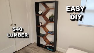 How to Build a Bookshelf DIY [upl. by Allekram]