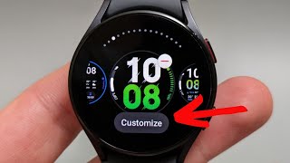 Samsung Galaxy Watch 6  WatchFace Customization  Change  Edit Add more Backgrounds [upl. by Klepac]