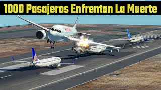 Colisión de 5 aviones en la pista de aterrizaje  La peor pesadilla [upl. by Aliam]