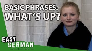 Easy German  Basic Phrases Was geht ab [upl. by Ynaffital]