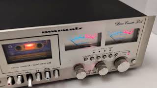 Rear Vintage Marantz Model 5030B Test [upl. by Odnama]