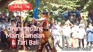 Orang Jepang Main Gamelan Dan Tari Bali バリ島のガムランと舞踊コンサート [upl. by Enilecram]