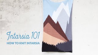 Intarsia 101 How to knit intarsia  Hands Occupied [upl. by Calvo454]