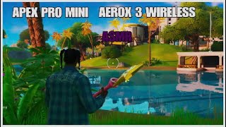 APEX PRO MINI  AEROX 3 WIRELESS  FORTNITE ASMR  SNOOP DOOG SKIN [upl. by Frances]