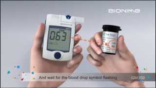 Rightest GM300 Blood Glucose Monitoring SystemVideoSingle [upl. by Aneloc]