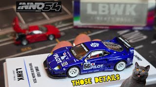 Im surprised Inno64 F40 LBWK Tokyo auto salon 2024 Unboxing Review Diecast Model [upl. by Coralie]