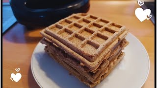 🧇 GOFRES INTEGRALES 🧇 receta fácil CocinaconDishawaffle gofres [upl. by Anitirhc]