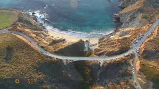 Bixby Bridge in Big Sur at Sunset [upl. by Pallaten]