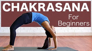 Chakrasana for Beginners  Urdhva Dhanurasana  Wheel pose l Preperation  Yogbela [upl. by Eimak]