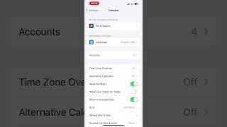 How to set alternative calendar in iPhone shorts calendar [upl. by Magdau726]