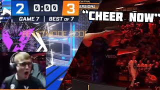 Comm mocks London crowd after 0 SECOND GAME 7 winner 😨  V1 vs KC  RLCS Spring Major [upl. by Giefer190]