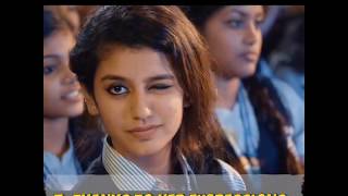 5 facts Priya Varrier the Winking Girl  Oru Adaar Love  Face of AIBs Pyaar Ek Dhoka Hai Campaign [upl. by Anifled]