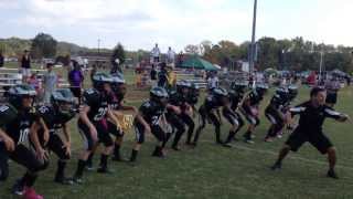 Prince Frederick 11u SR Football homecoming HAKA [upl. by Lledyr]