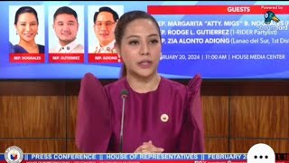 Press Con of Congress stands on ICC AKAP and other issues [upl. by Aihsetel]