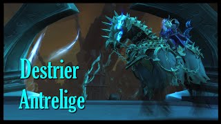 Destrier antrelige  Elite monture wow Mawsworn Charger [upl. by Ahtnama]