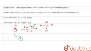 Assertion Phenol forms 246tribromophenol on treatement with Br2 water at 373K Reason [upl. by Kelli399]