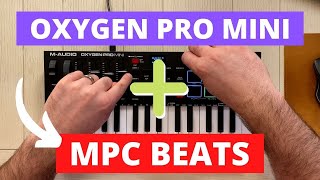 Using MAudio Oxygen Pro Mini with MPC Beats  Setup Tutorial Getting Started amp Fixing MIDI Map [upl. by Inerney]