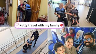 Travelling with my family ✈👪  How we take care of Appa  Wheelchair friendly  Indigo airlines [upl. by Aros]