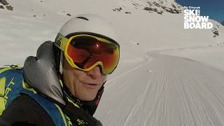 Graham Bell skis the Steilste one of Switzerlands greatest ski runs [upl. by Deedee]