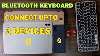 Best Wireless Bluetooth Keyboard for TabletsPhonesPCmacOS  Portronics Bubble20 Bluetooth24GHz [upl. by Katz]