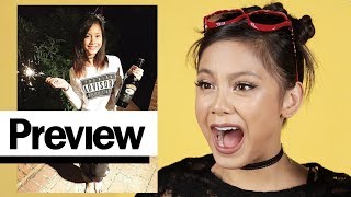 Ylona Garcia Reacts To Her Old Outfit Photos  Outfit Reactions  PREVIEW [upl. by Pare920]