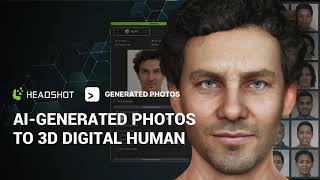 AIGenerated Photos to 3D Digital Human  Create 3D Crowd  Headshot Plugin  Character Creator [upl. by Klapp]